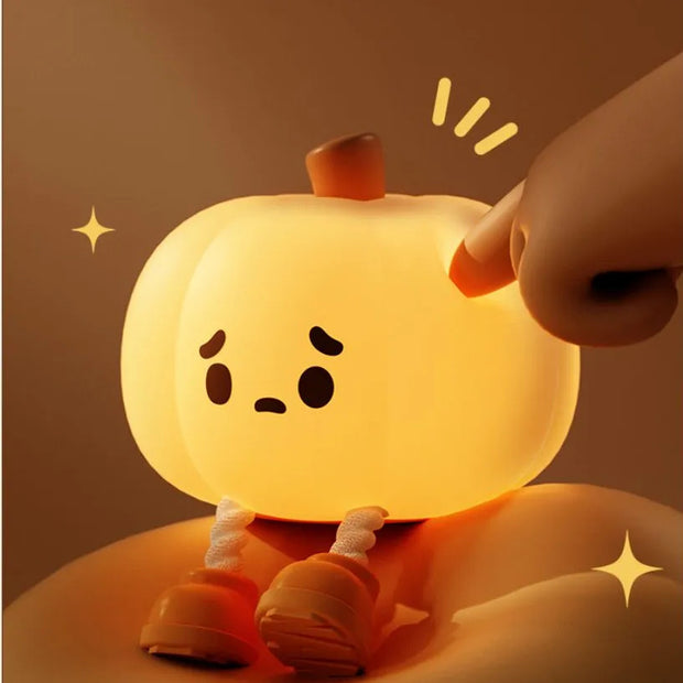 Cute Halloween Pumpkin Night Light By Eridelle 🎃