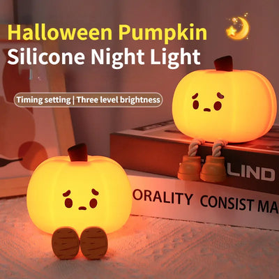 Cute Halloween Pumpkin Night Light By Eridelle 🎃