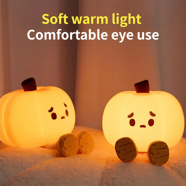 Cute Halloween Pumpkin Night Light By Eridelle 🎃